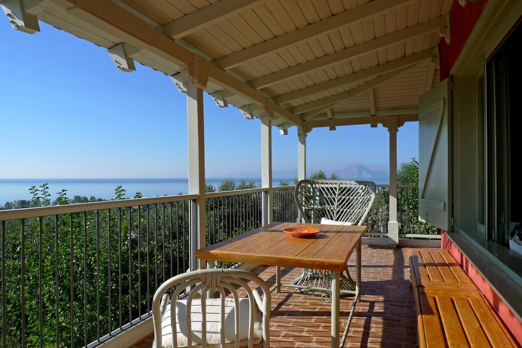 Sea View Villa With 4 Bedrooms - Grecorama Monodhéndrion Exterior foto