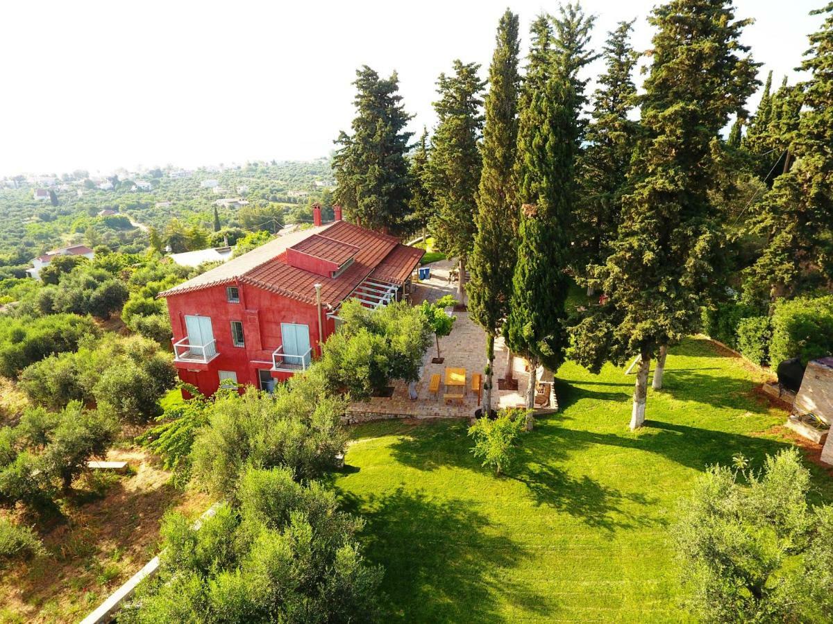 Sea View Villa With 4 Bedrooms - Grecorama Monodhéndrion Exterior foto